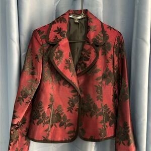 Chic Floral Women's Blazer
